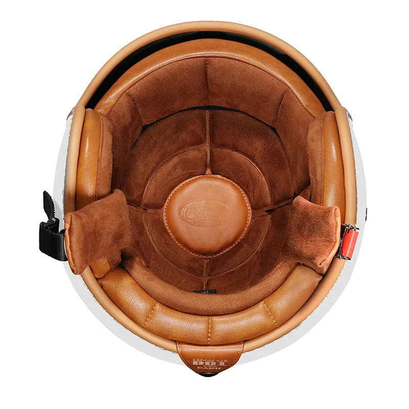 خوذة إيرو نوفا ذات الوجه المفتوح الطراز القديم إصدار زيفير بقشرة ABS خفيفة كالريشة