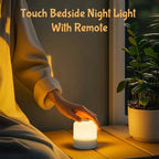 LumaOrb | Color-Changing Touch Bedside Lamp with Remote | Deretia