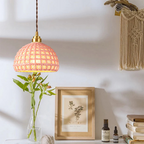 Aethera kerámia függeszték étkezőbe és nappaliba réz díszítéssel