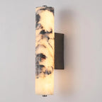 NovaCrest Marble Cylinder Wall Lamp for Bedroom and Stairs | Deretia