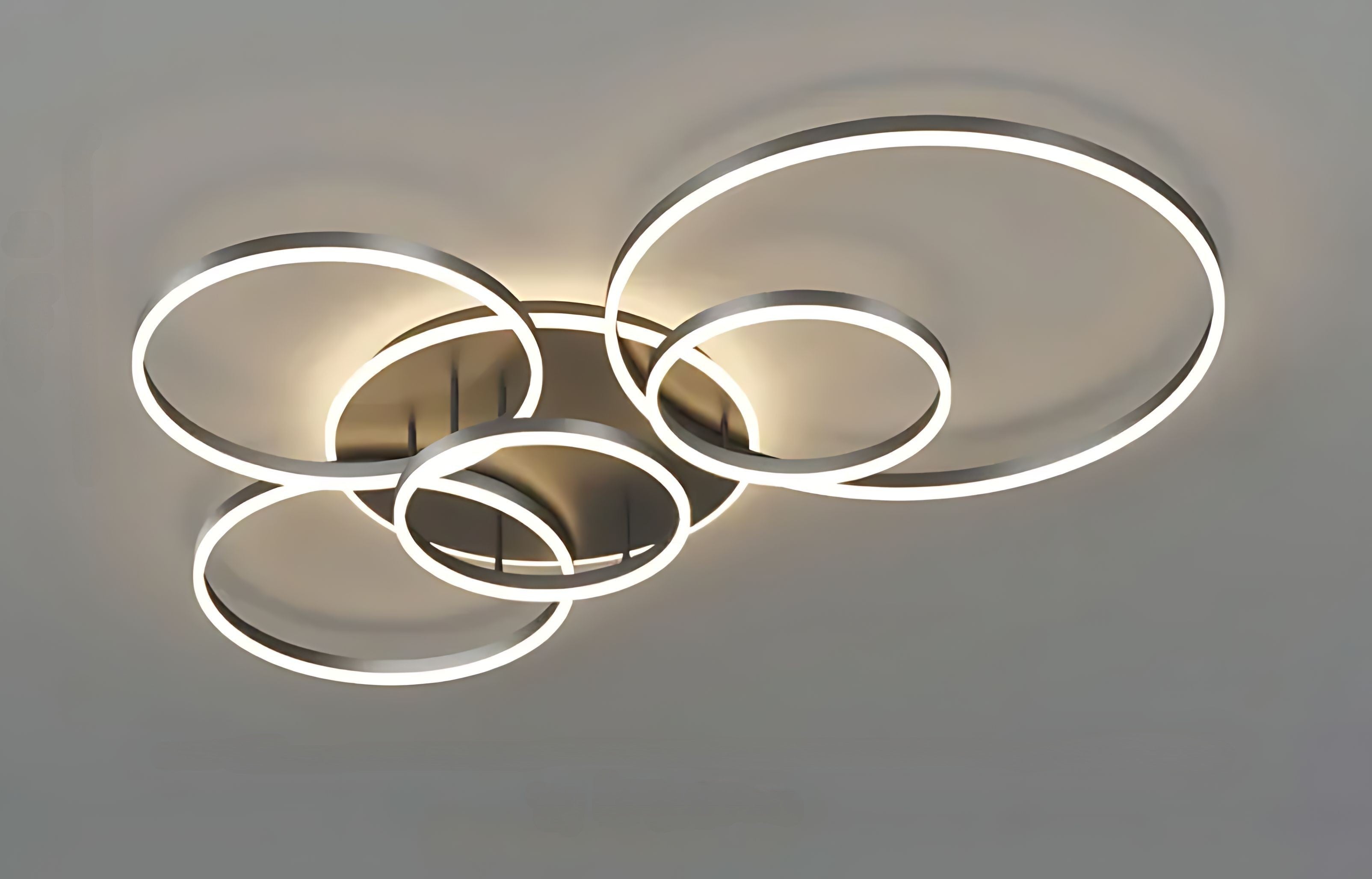 Aerial Orbit Ring Ceiling Lamp for Contemporary Living