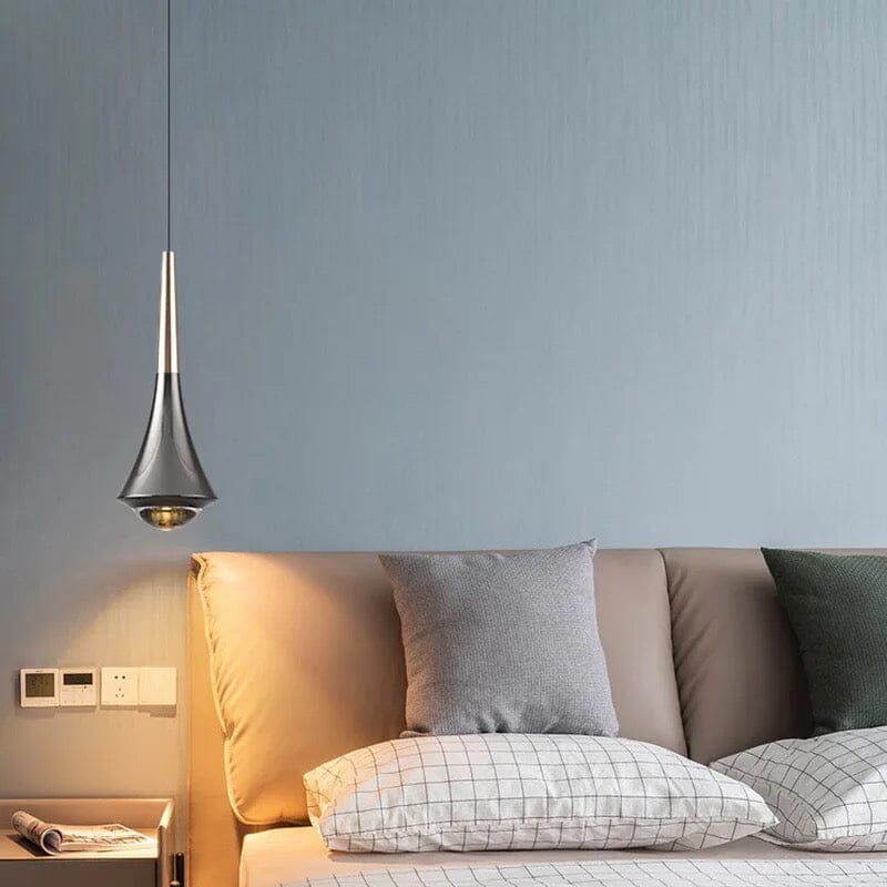 Vesari Water Drop LED Pendant Lights With Clear Glass Shade