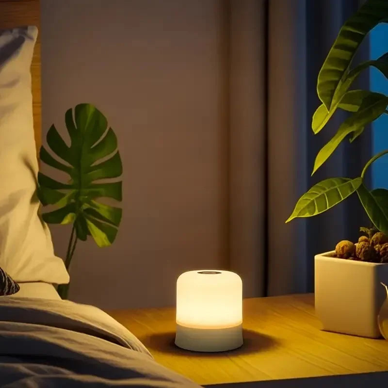 LumaOrb | Color-Changing Touch Bedside Lamp with Remote | Deretia