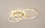 Aerial Orbit Ring Ceiling Lamp for Contemporary Living