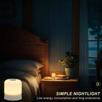 LumaOrb | Color-Changing Touch Bedside Lamp with Remote | Deretia