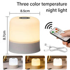 LumaOrb | Color-Changing Touch Bedside Lamp with Remote | Deretia