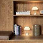 SolaraGlow Cordless Dimmable LED Table Lamp Rechargeable White