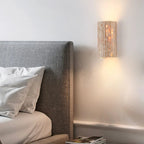 Elowen | 3D Stone Relief Wall Lamp for Bedrooms & Hallways (1 Piece) | Deretia