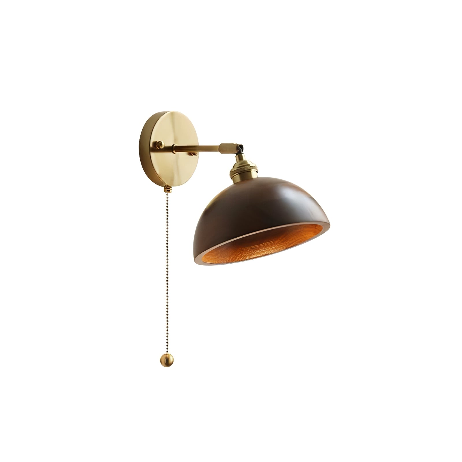 Virel Walnut Wall Lamp With Soft LED For Warm Scandinavian Ambience