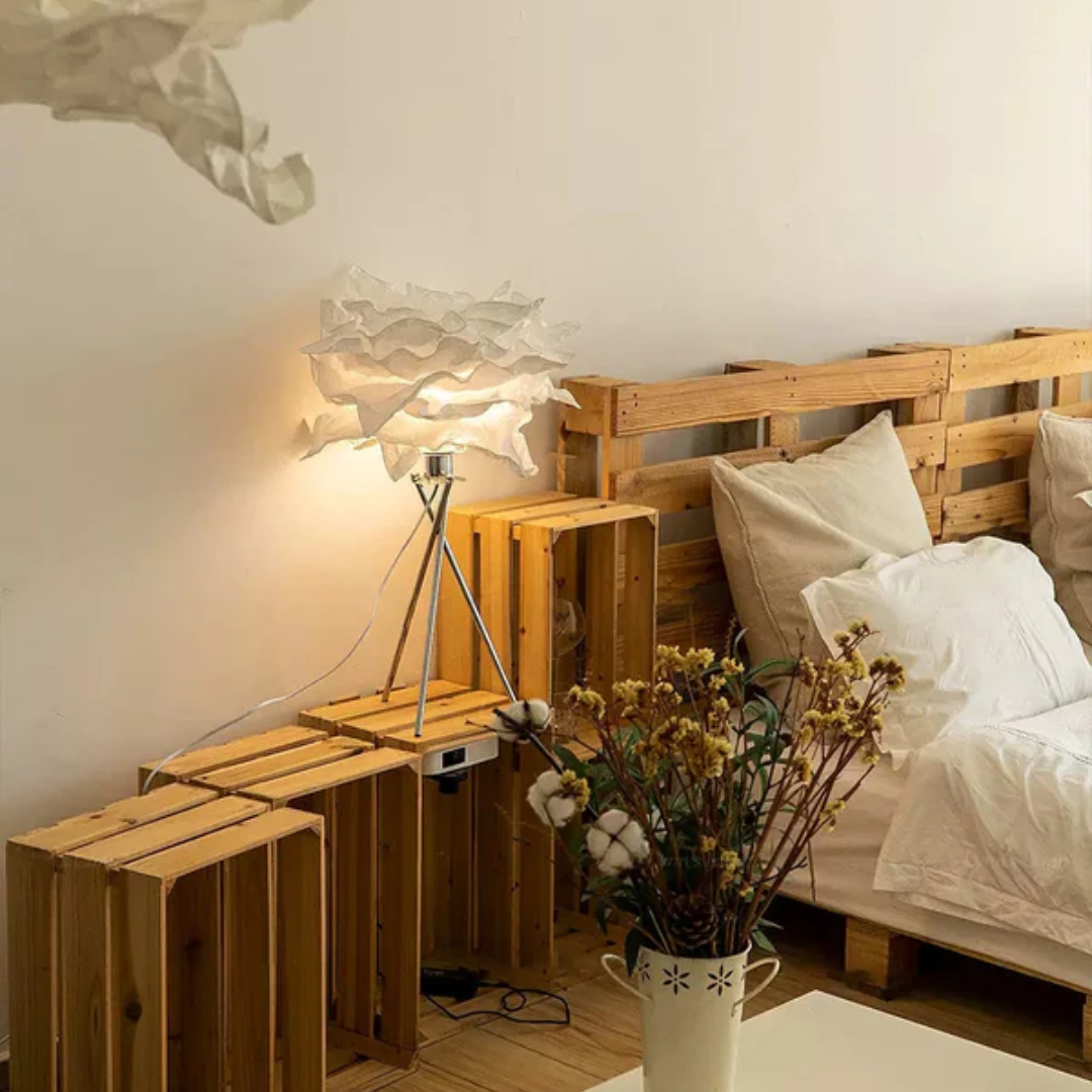 Marinelle Felhő LED Asztali Lámpa Fém Testben Lágy Fénnyel