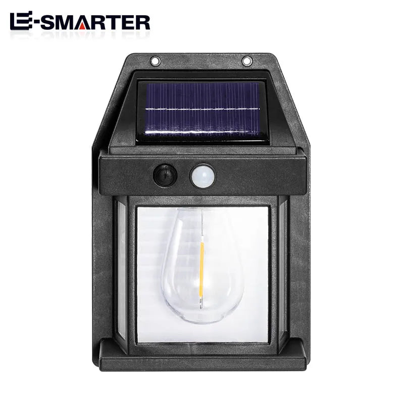 Lumenova Solar Außenbewegungsmelder Wandlampe - 3 Modi | Deretia