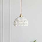 Aethera kerámia függeszték étkezőbe és nappaliba réz díszítéssel