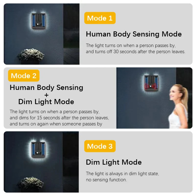 NexaFold Solar Wall Light with Motion Sensor and Remote | Deretia