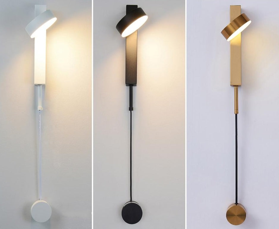 AetherGlow Verstellbare LED-Wandlampe zum Lesen am Bett