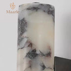 Marvello | Natural Marble Cylindrical Wall Lamp for Bedroom and Stairs | Deretia