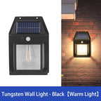 Lumenova Solar Außenbewegungsmelder Wandlampe - 3 Modi | Deretia