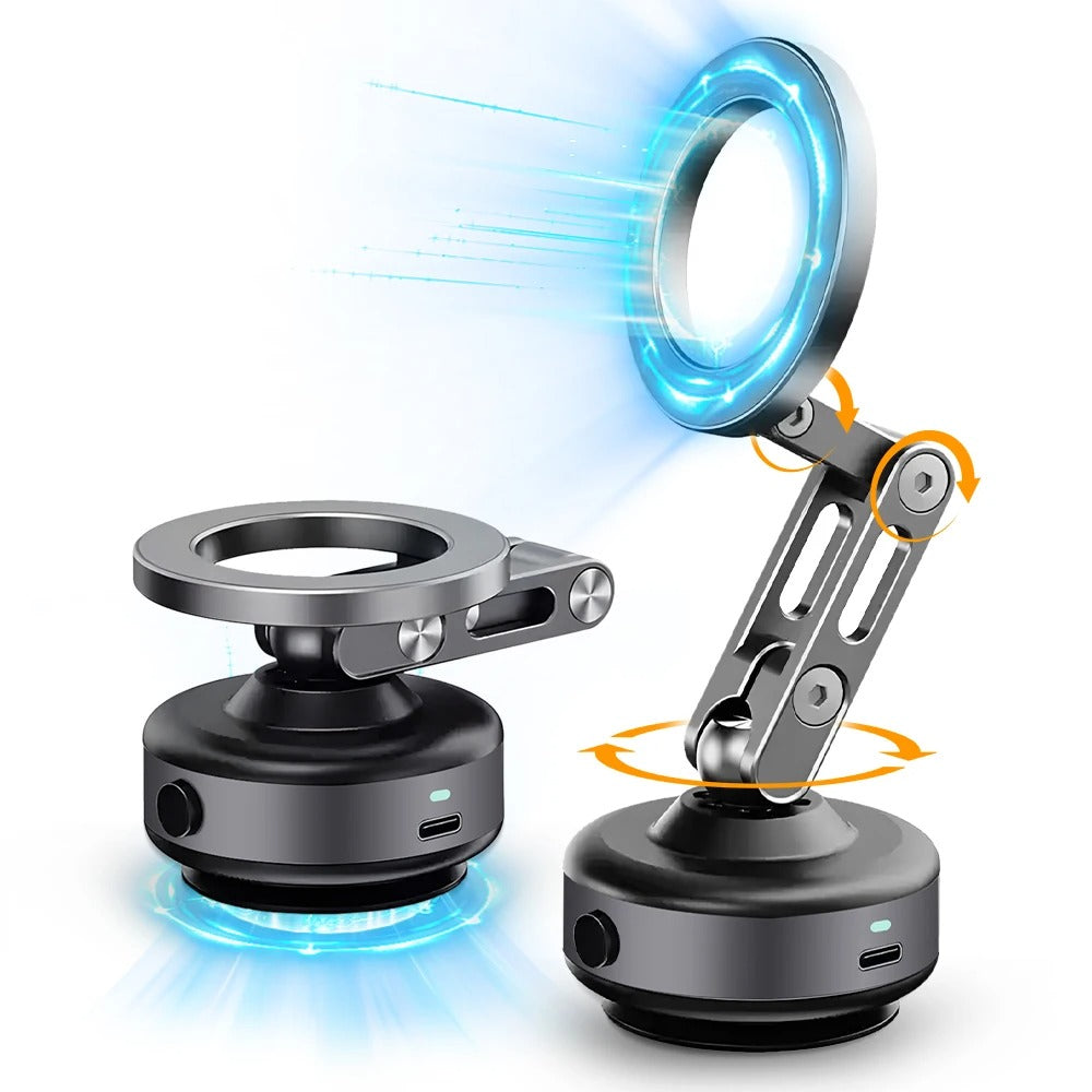 AeroGrip 360 graders magnetisk biltelefonhållare med vakuumbas