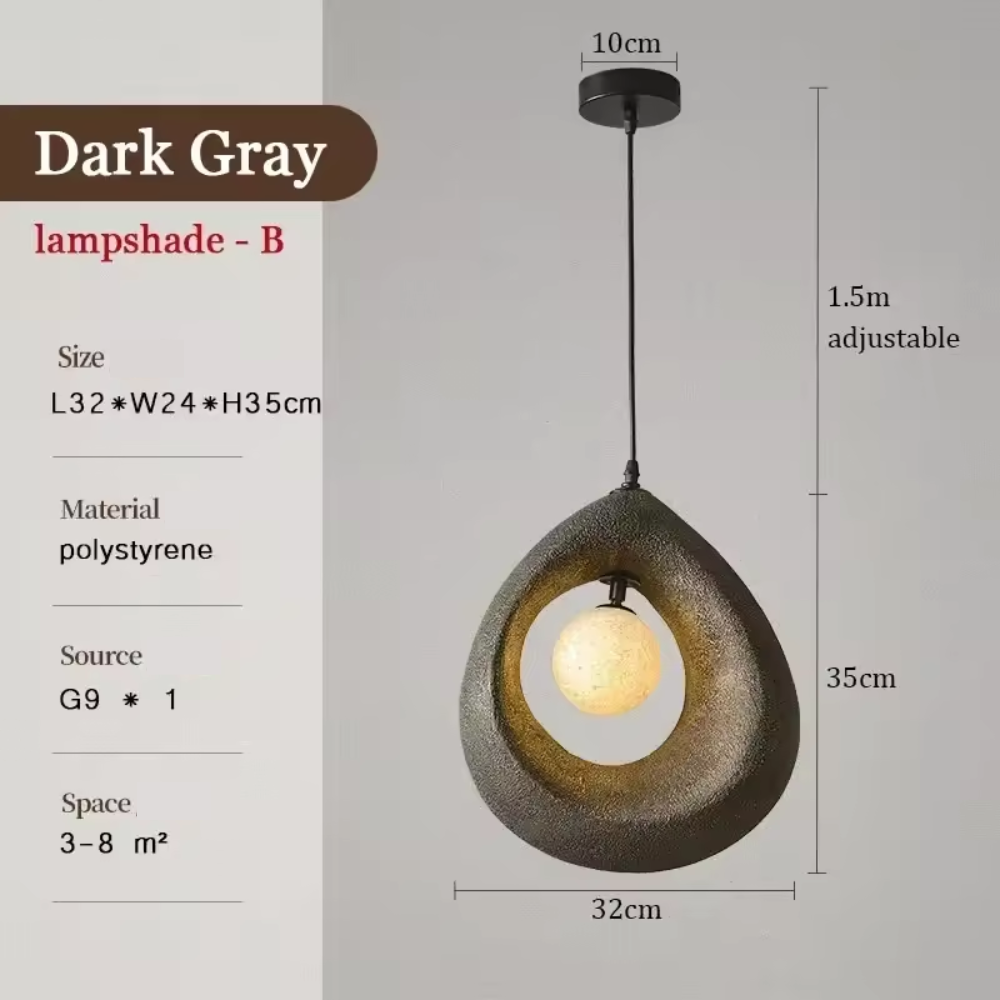 Arata japán wabi-sabi egyszerű csüngő lámpa