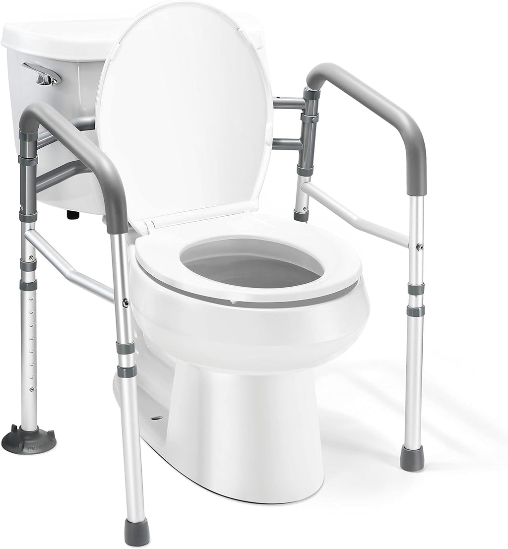 AegisGrip Toilet Rail With Adjustable Height For Secure Bathroom Use