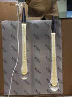 Aurelia Golden Droplet Pendelleuchte mit Kristalleffekt | Deretia