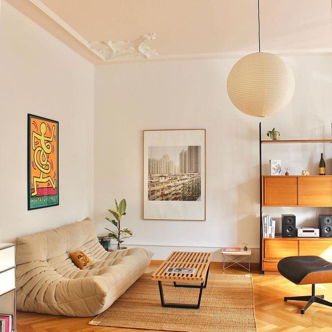 مصباح معلق فانوس ورقي من إيريسورا بأسلوب ياباني حديث