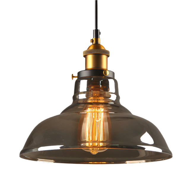 NovaGlass Pendant Light Art Deco Glass Ceiling Fixture | Deretia