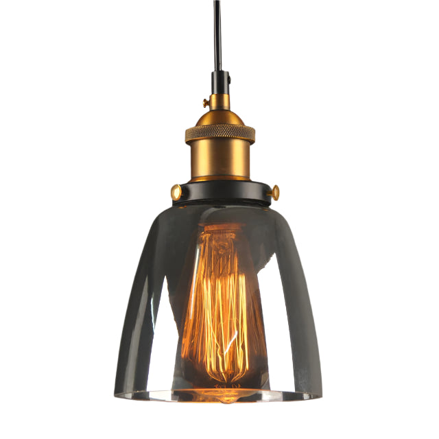 NovaGlass Pendant Light Art Deco Glass Ceiling Fixture | Deretia