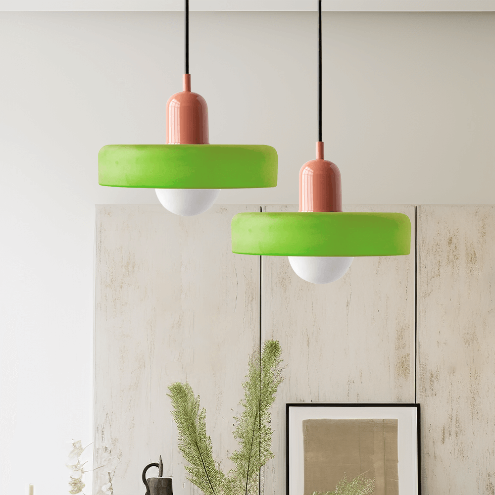 Colorful glass pendant lamp - Modern design 27