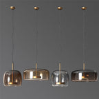 Sylora Glass Pendant Light for Bedroom and Living Room