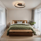 NovaLume Ceiling Lamp | Modern Bedroom Lighting Fixture | Deretia