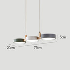 NordicBeam Cylinder Pendant Light with Wood and Metal | Deretia