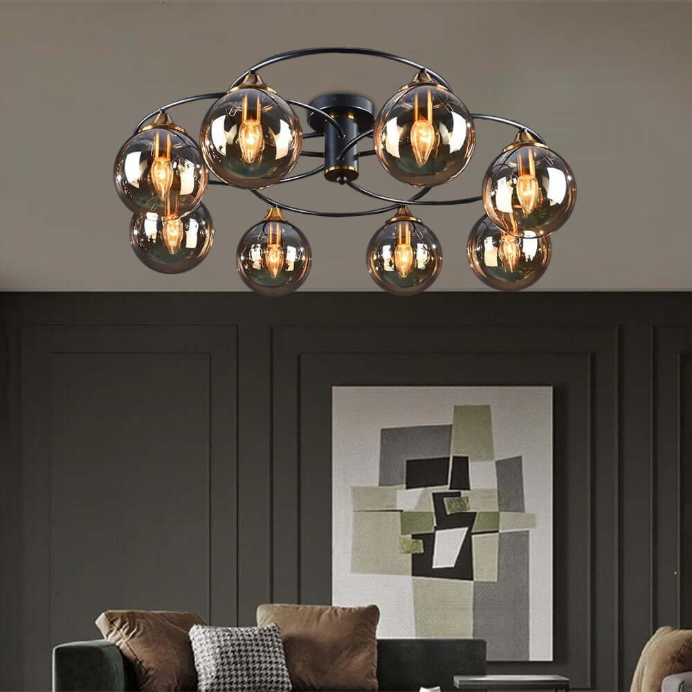Dimmable vintage LED ceiling light 11