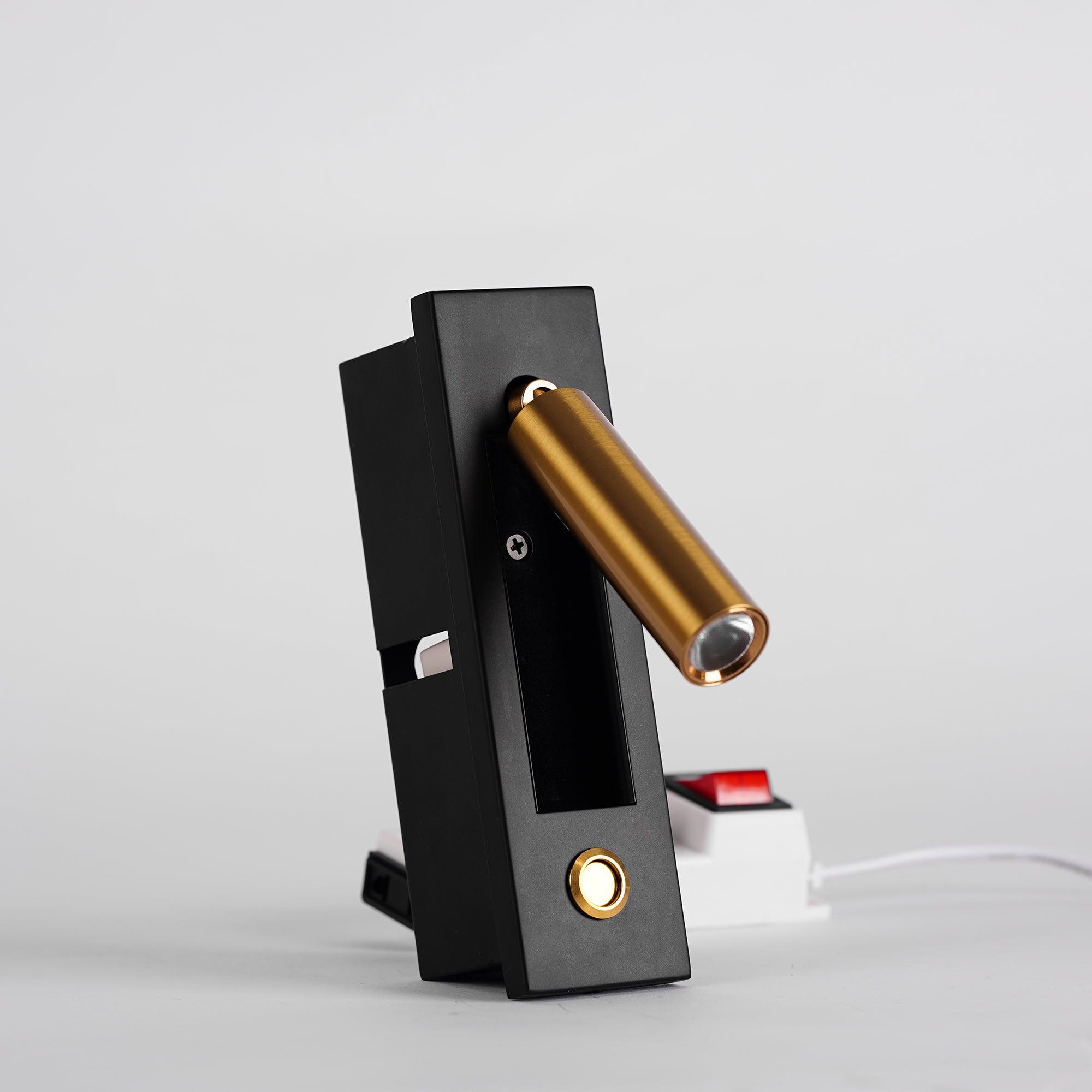 Wbudowany kinkiet nocny do czytania i przytulnej atmosfery