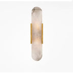 Valente | Natural Marble Wall Sconce With G4 Socket For Bedroom, Hallway & Stair Lighting | Deretia