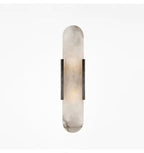 Valente | Natural Marble Wall Sconce With G4 Socket For Bedroom, Hallway & Stair Lighting | Deretia