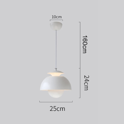 Nordic Glow | Scandinavian Modern LED Pendant Lamp | Deretia