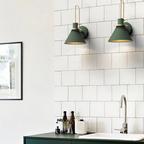 Kairoa Postmodern trumpet LED hörnvägglampa för vardagsrum