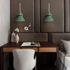 Kairoa Postmodern trumpet LED hörnvägglampa för vardagsrum