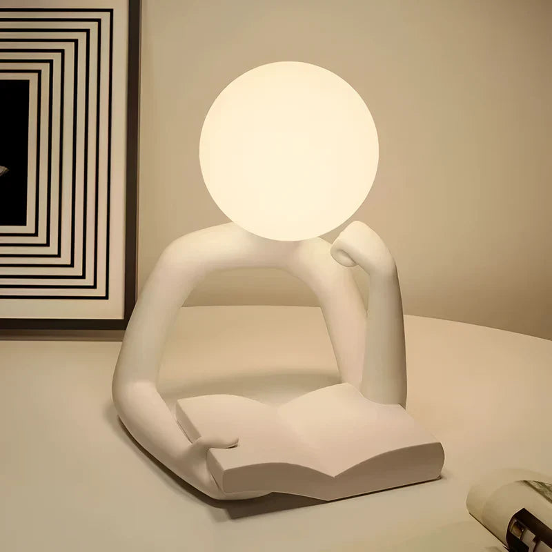 LyraMuse Reading Figure Table Lamp for Books by Ardentis