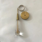 Aurelia Golden Droplet Pendelleuchte mit Kristalleffekt | Deretia