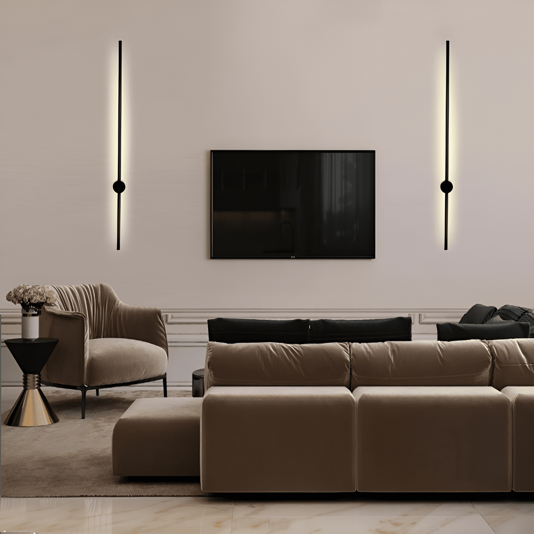 AstraLume Modern Iron Wall Lamp for Pole Light Fixtures | Deretia