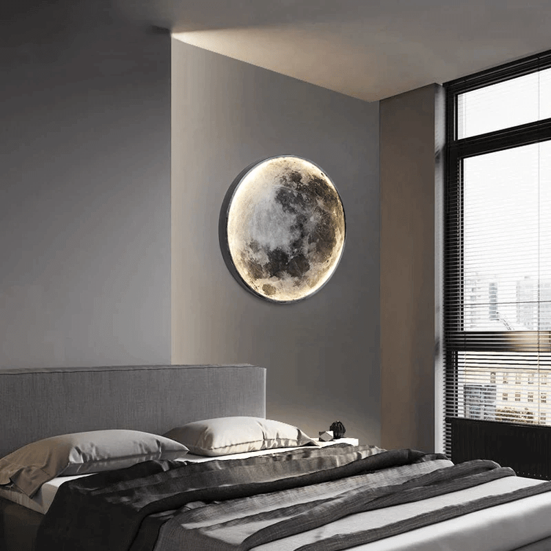 LED moon lamp with color change & dimmable 3