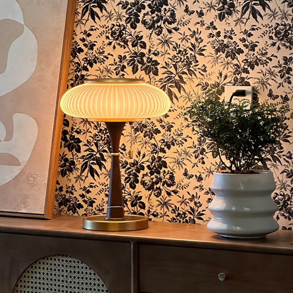 Nivara Mushroom Table Lamp Modern Minimalist Style