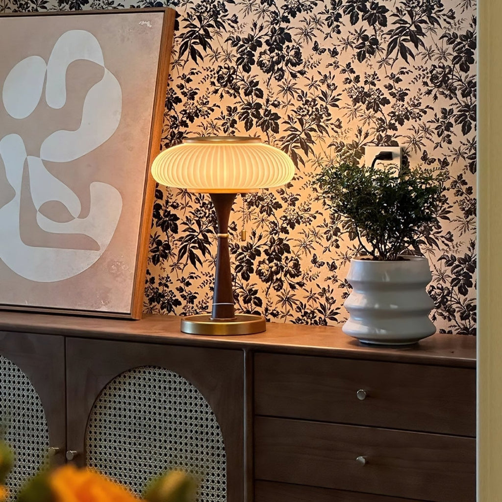 Nivara Mushroom Table Lamp Modern Minimalist Style