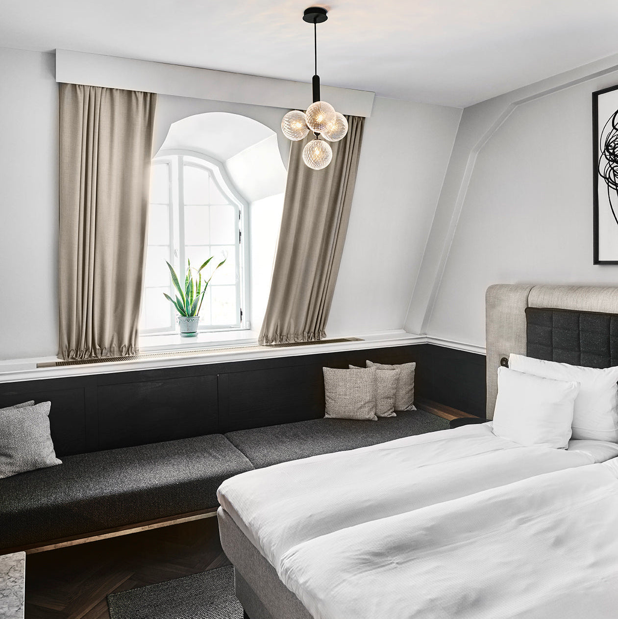 Arcora Tiszta Üveg Egyszerű Függeszték Étkezőasztalokhoz