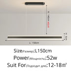 Astrae | Modern Minimalist LED Pendant Light For Rooms | Deretia