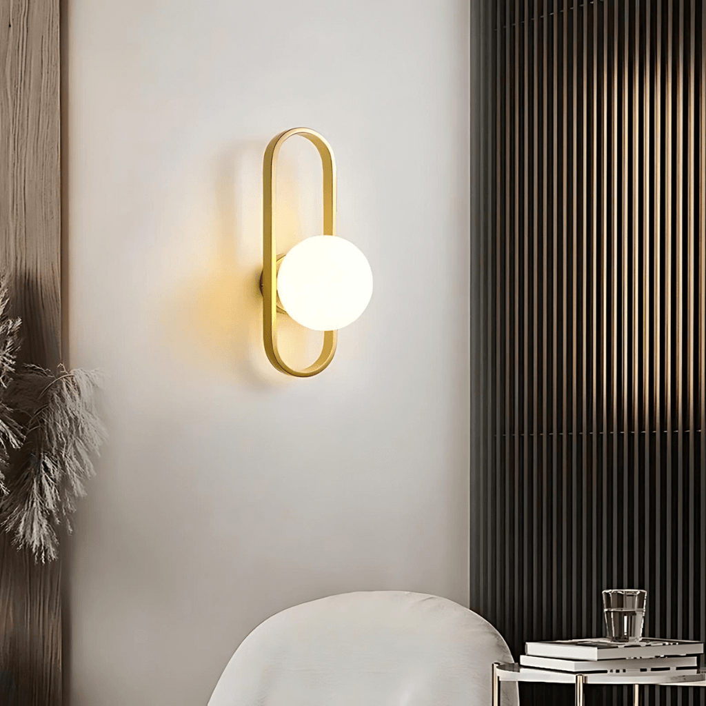 Modern LED glass wall light Camille 3