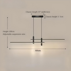 Caelus | Modern LED Ceiling Pendant for Dining Table and Living Room | Deretia