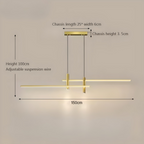 Caelus | Modern LED Ceiling Pendant for Dining Table and Living Room | Deretia