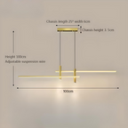 Caelus | Modern LED Ceiling Pendant for Dining Table and Living Room | Deretia